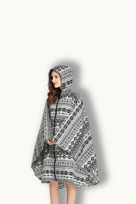 Poncho de Pluie pour Femme